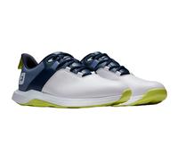 FootJoy Men's Prolite Golf Shoe, White/Navy/Lime, 6.5 UK