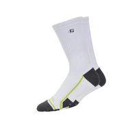 FootJoy TECH D.R.Y. Crew Golf Socks White One Size