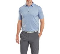 FootJoy Mens 2026 Painted Floral Pattern Four Way Stretch Golf Polo Shirt