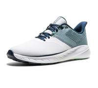 FootJoy Men's Fj Flex Golf Shoe, Marine/White/Peacoat, 10.5 Wide