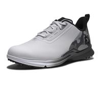 FootJoy Men's FJ Fuel Golf Shoe, White/Grey/Black, 11 UK Medium