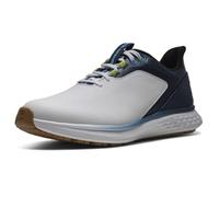 FootJoy Men's FJ Pulse Golf Shoe, White/Gum/Navy, 10 UK Medium