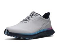 FootJoy Men's FJ Pulse Golf Shoe, White/Navy/Pink, 8.5 UK Medium