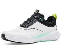 FootJoy Men's FJ Quantum Golf Shoe, White/Black/Evening Primrose, 9