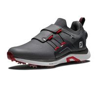 FootJoy Men's Hyperflex Boa Golf Shoe, Charcoalgrey/Red, 9 UK