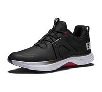 FootJoy Men's Hyperflex Golf Shoe, Black/White/Red 6.5 UK Medium