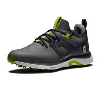 FootJoy Men's Hyperflex Golf Shoe, Charcoal Grey Lime, 7 UK