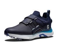 FootJoy Men's Hyperflex Golf Shoe, Navy Blue White, 7.5 UK