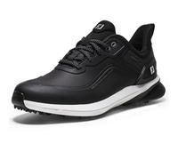FootJoy Men's Pro SL Golf Shoe, Black/White/Grey, 8.5 UK Medium