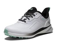 FootJoy Men's Pro SL Golf Shoe, White/Black/Teal, 8 UK Medium