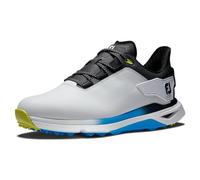 FootJoy Men's Pro/SLX Carbon Golf Shoe White/Black/Multi, 8.5 UK Medium