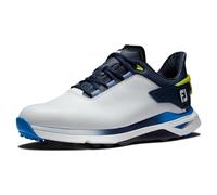 FootJoy Men's Pro/SLX Golf Shoe White/Navy/Blue, 10.5 UK Wide