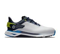 FootJoy Men's Pro/SLX Golf Shoe White/Navy/Blue, 7 UK Medium