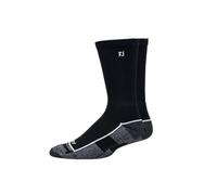 FootJoy Men's Prodry Crew Socks, Black, 7-12 (Pack of 2)
