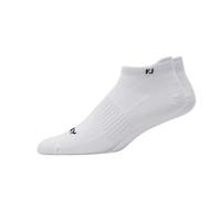 FootJoy Men's Prodry Lightweight Roll Tab Golf Socks, White, 7-12