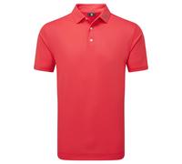 FOOTJOY 2025 STRETCH PIQUE SOLID GOLF POLO SHIRT 34080 - HIBISCUS - 2XL