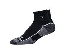 FootJoy Mens ProDry Quarter Black Golf Sock