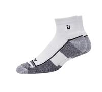 FootJoy Mens ProDry Quarter White Golf Sock