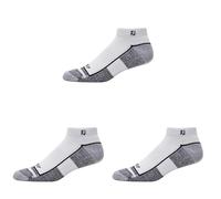 FootJoy Mens ProDry Sport White Golf Sock (Pack of 3)
