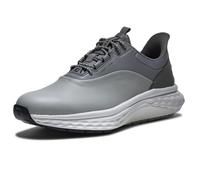 FootJoy Men's Quantum Golf Shoe, Grey/Charcoal/White, 9.5 UK Medium