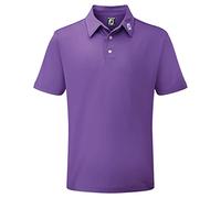 Footjoy Men's Stretch Pique Solid Polo Shirt Not Applicable, Purple (Morado 91820), Medium
