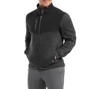 (M, Black) Footjoy Mens ThermoSeries Hybrid Moisture Wicking Stretch Golf Jacket