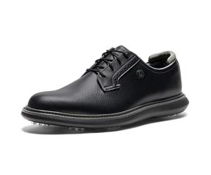 FootJoy Men's Traditions Blucher Golf Shoe, Black, 8.5 UK Medium