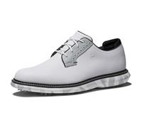 FootJoy Men's Traditions Blucher Previous Season Style Golf Shoe, White/Grey Camo, 11 UK