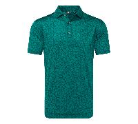 FootJoy Painted Floral Lisle Polo - Field Green - XXL Size: 2XL
