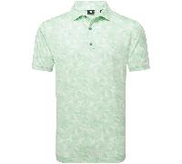 FOOTJOY POP CAMO LISLE GOLF POLO SHIRT 34061 - PISTACHIO
