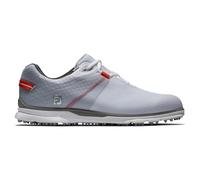 FootJoy Pro SL Sport White/Grey/Orange Golf Shoe, 8.5 UK