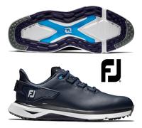 FootJoy Men's Pro/SLX Golf Shoe Navy/White/Grey, 8 UK Medium