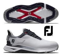 FOOTJOY PRO SLX MENS WATERPROOF GOLF SHOES / WHITE/NAVY 56939 @ 45% OFF RRP