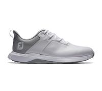 FootJoy Prolite Golf Shoes White/GREY - UK80M Size: UK8, Option: Mediu