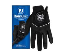FootJoy RainGrip Men's Golf Glove, Black, M-L, Left Hand (for Right Handed Golfer), Golf Glove, Wet Weather Grip, Waterproof Glove, Quick-drying Comf