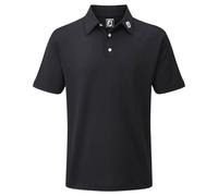 FootJoy Stretch Pique Solid Golf Polo Shirt Black M