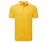 FOOTJOY 2025 STRETCH PIQUE SOLID GOLF POLO SHIRT 34078 - TAXI - L