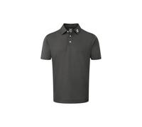 FootJoy Stretch Pique Solid Polo - Charcoal - L Size: Large