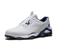 FootJoy TOUR Alpha 2.0 Golf Shoes White/Navy/LIME - UK85M Size: UK8.5,