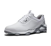 FootJoy Men's Tour Alpha Golf Shoe, White/White/Silver, 6.5 UK