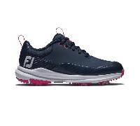 FootJoy Women's Tour Rival Golf Shoe, Navy/White/Pink, 5.5 UK Wide