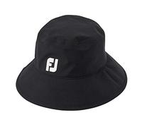 Footjoy Unisex's DryJoys Tour Rain Bucket Hat, Black, Small-Medium