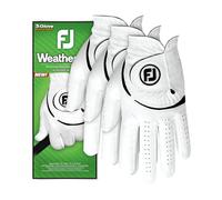 FOOTJOY WEATHERSOF MENS ALL WEATHER GOLF GLOVES / ALL SIZES / 3 GLOVE BONUS PACK