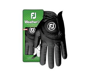 FootJoy WeatherSof Men's Golf Glove, Black, Left Hand (for Right Handed Golfer), M EU