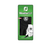 FootJoy WeatherSof Men's Golf Glove, Black, Right Hand (for Left Handed Golfer), S EU