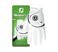 FootJoy WeatherSof Men's Golf Glove, White/Black, Left Hand (for Right Handed Golfer), M EU