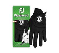 FootJoy WeatherSof Women's Golf Glovee, Left Hand (for Right Handed Golfer), Black, M EU
