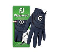 FootJoy WeatherSof Women's Golf Glovee, Left Hand (for Right Handed Golfer), Navy, M-L EU