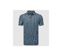 FootJoy Wiggle Print Lisle Polo - Navy/White - L Size: Large
