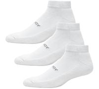 FootJoy Women's ComfortSof Sportlet 3 Pair Pack, White